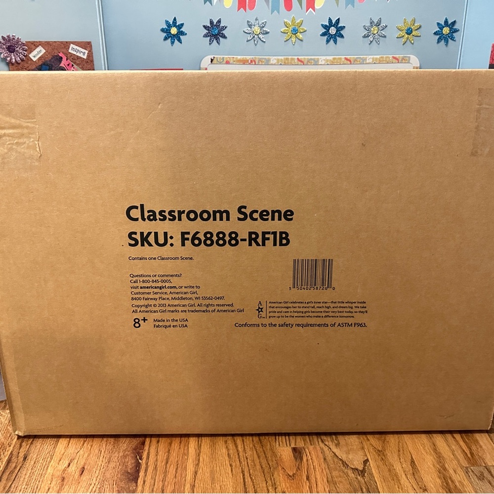 American Girl “classroom backdrop” - Picture 2 of 2